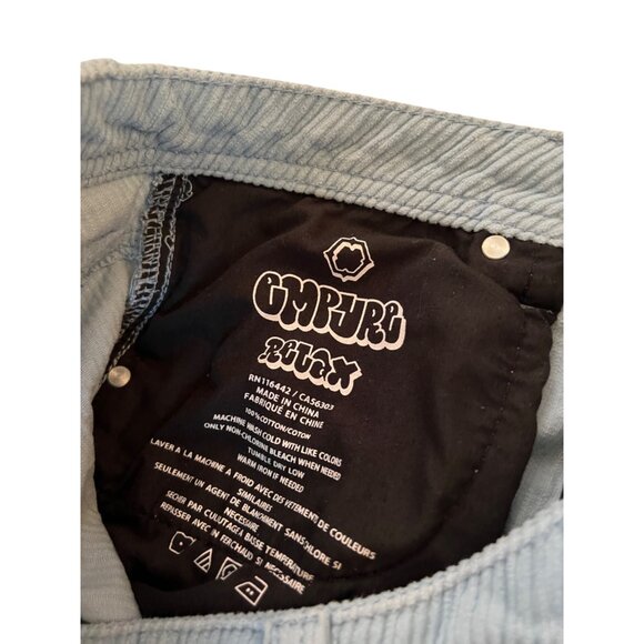 Empyre Blue Corduroy Pants Men's Size 30 Baggy Streetwear Y2K - Picture 5 of 8